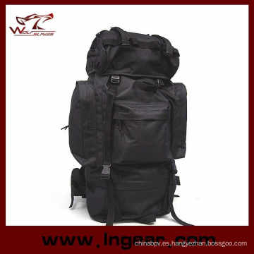 Gran capacidad 65L combate Camping mochila para senderismo bolso militar